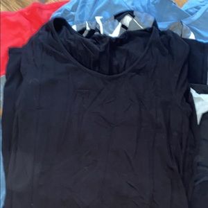 Pink Blush fitted stretchy black dress